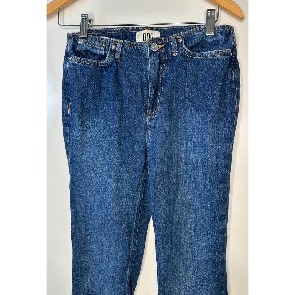 BDG Urban Outfitters No Waistband Low Rise Straight Leg Jeans Blue Size 25 - Picture 3 of 15